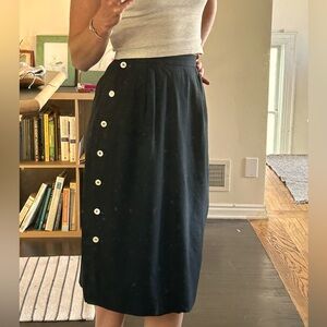 Vintage Liz Claiborne raw silk skirt X-Small/Small